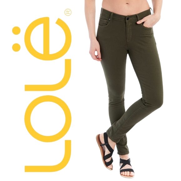 Lole Pants - Women's Lolë Skinny Jeans, size 28, Green